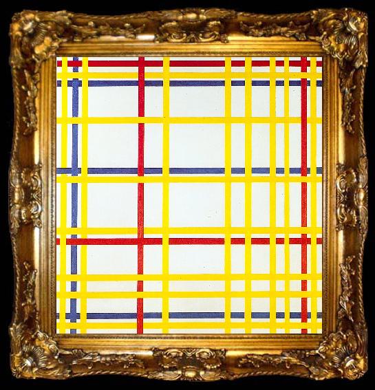 framed  Piet Mondrian New York City I, ta009-2